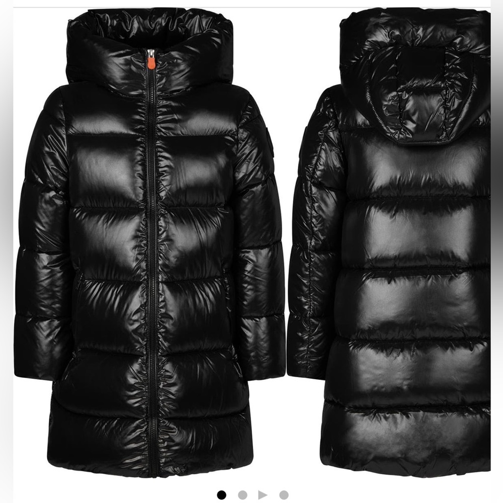 Save the duck kids Millie water resistant puffer coat size 8